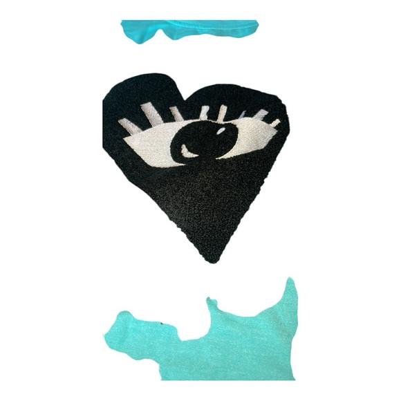 Designer Embroidered T-Shirt. “Empty Eyes” - Picture 5 of 8